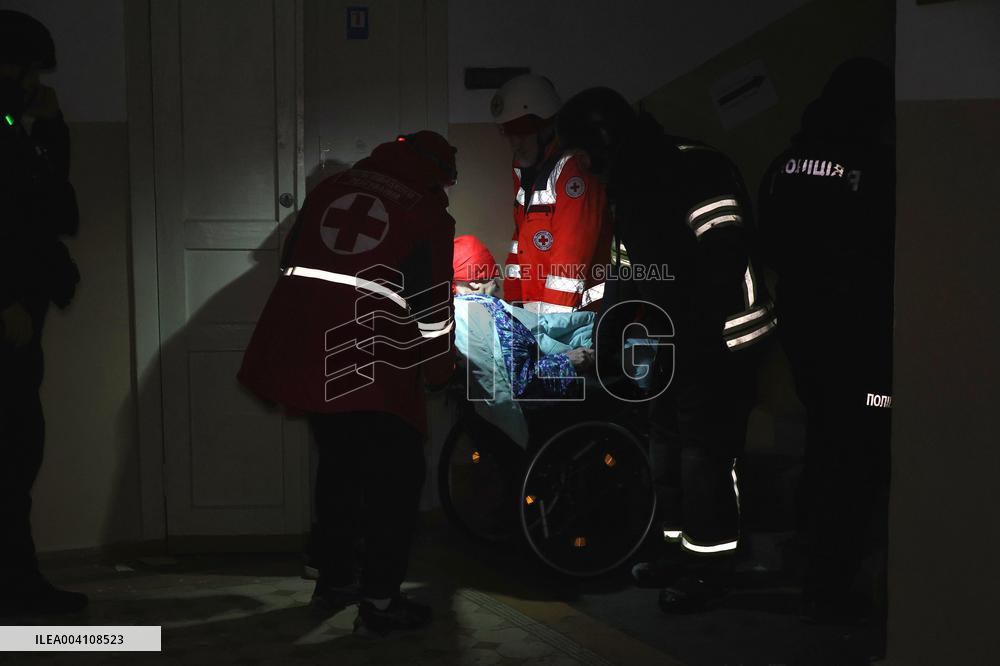 Kharkiv hospital gets damaged by Russian drone attack