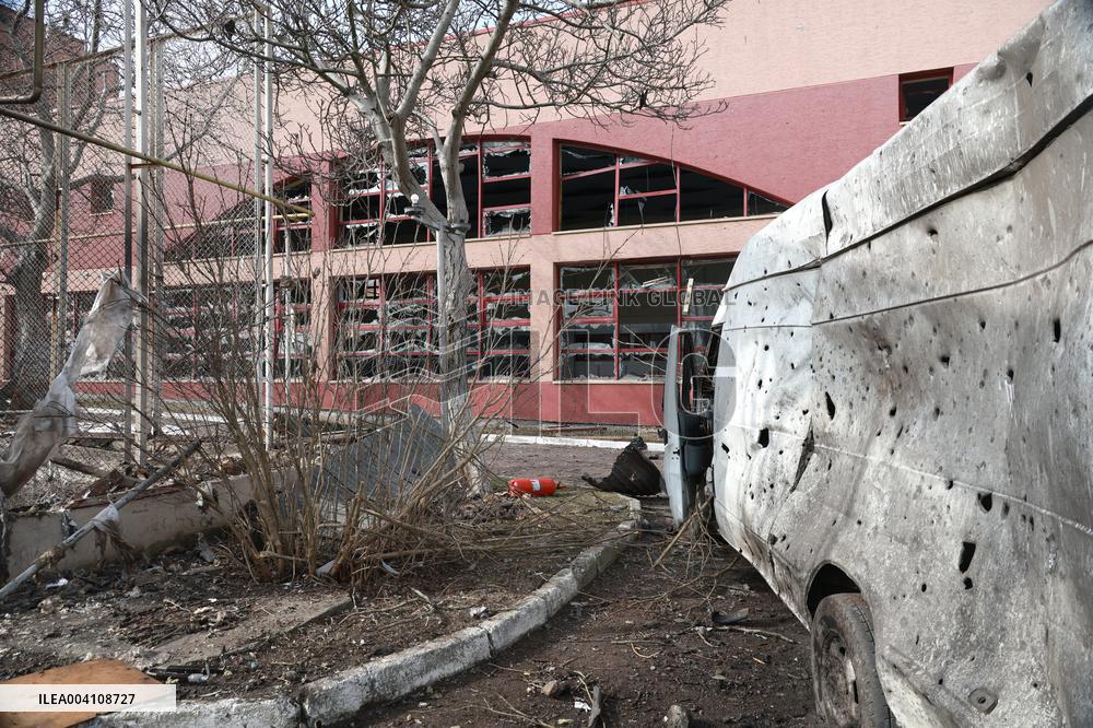 Russian drone attack damages FC Chornomorets training ground in Odesa