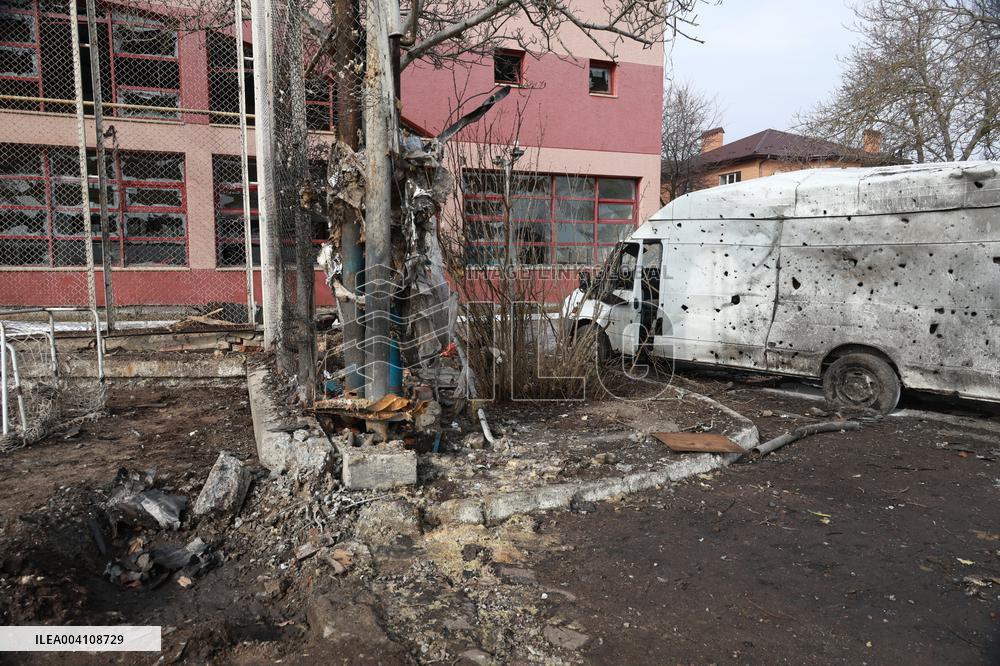 Russian drone attack damages FC Chornomorets training ground in Odesa