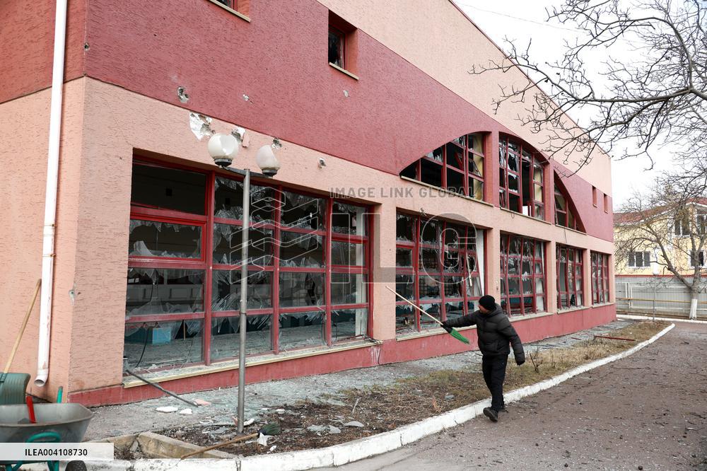 Russian drone attack damages FC Chornomorets training ground in Odesa