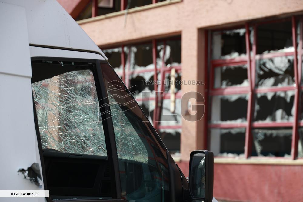 Russian drone attack damages FC Chornomorets training ground in Odesa