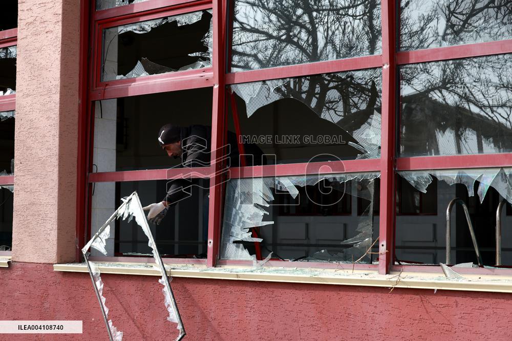 Russian drone attack damages FC Chornomorets training ground in Odesa