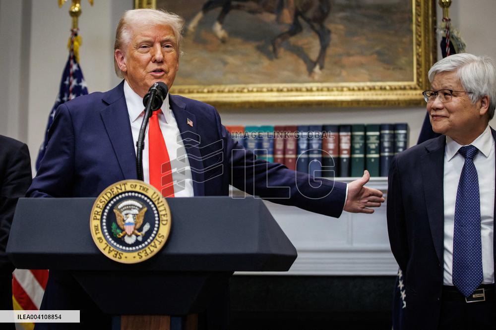DC: President Trump Announces $100 billion U.S. Investment by TSMC