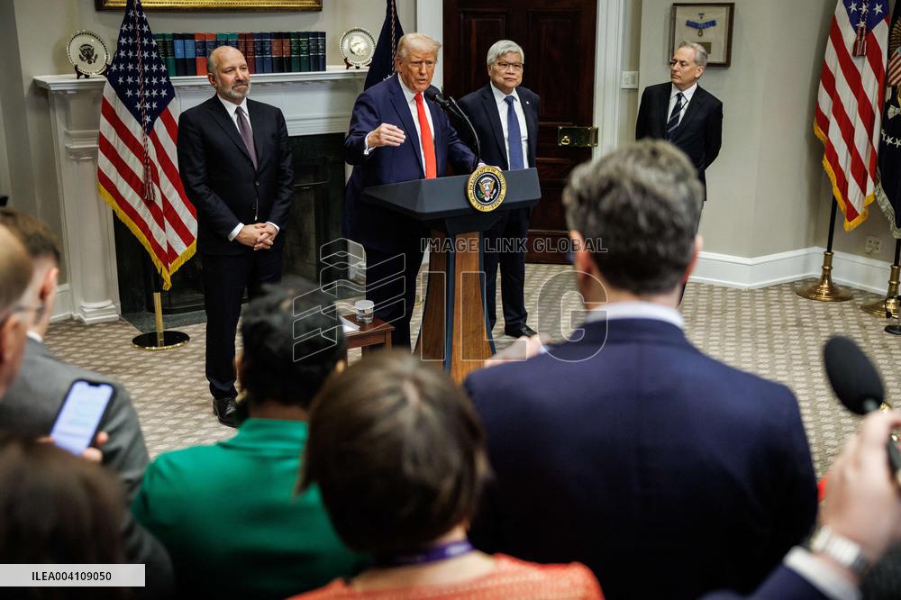 DC: President Trump Announces $100 billion U.S. Investment by TSMC