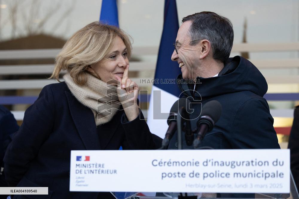 Inauguration of the Municipal Police Station - Herblay-sur-Seine RL