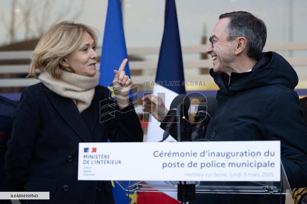 Inauguration of the Municipal Police Station - Herblay-sur-Seine RL