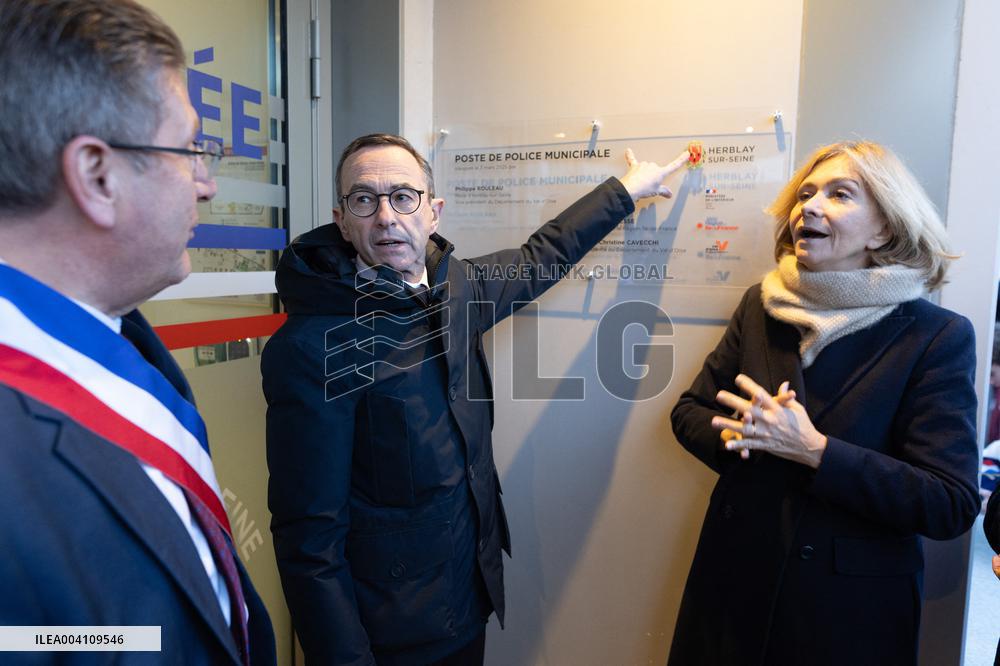 Inauguration of the Municipal Police Station - Herblay-sur-Seine RL