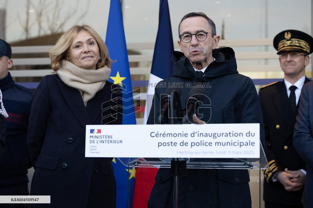 Inauguration of the Municipal Police Station - Herblay-sur-Seine RL