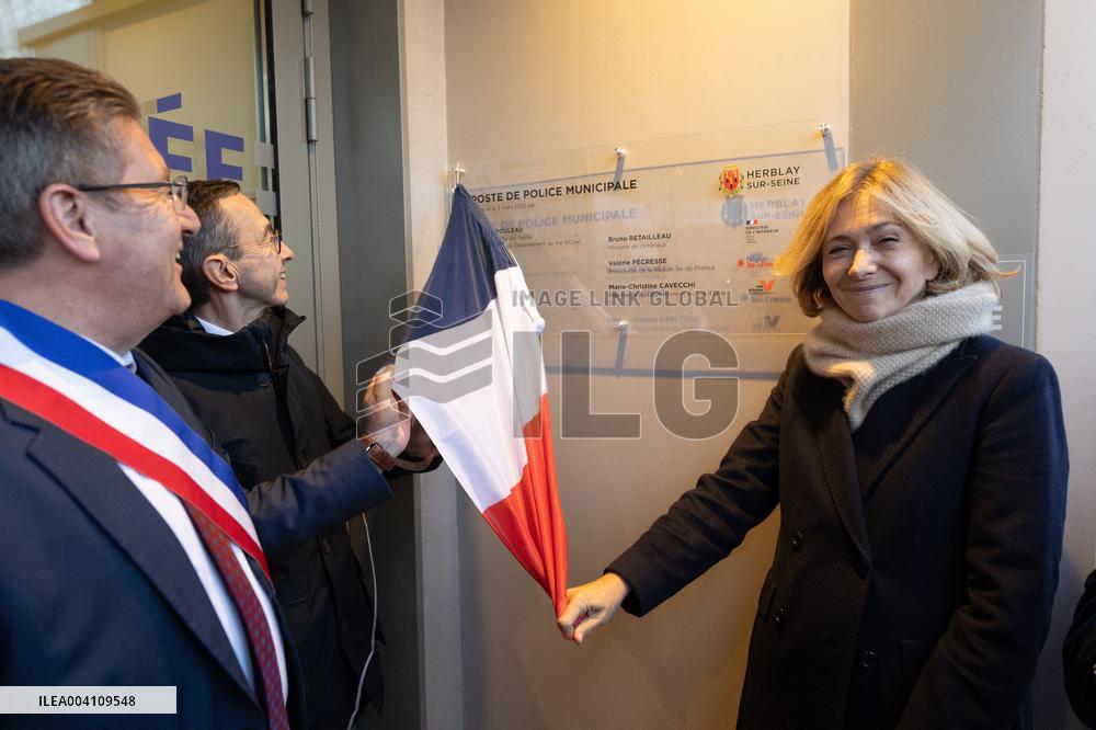 Inauguration of the Municipal Police Station - Herblay-sur-Seine RL