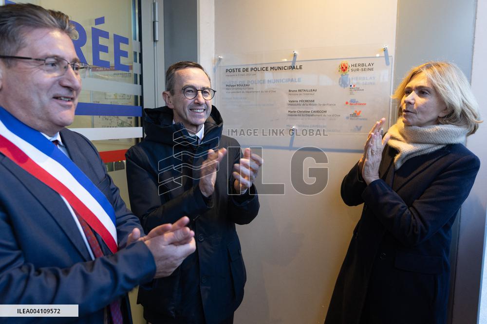 Inauguration of the Municipal Police Station - Herblay-sur-Seine RL
