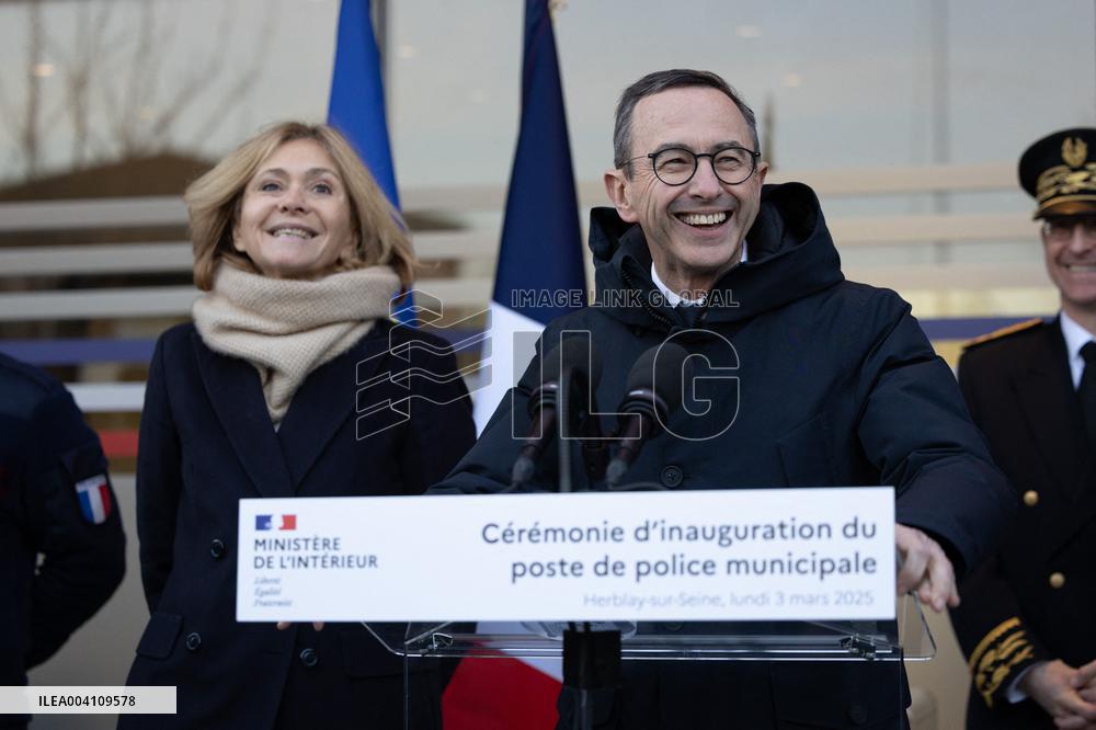 Inauguration of the Municipal Police Station - Herblay-sur-Seine RL