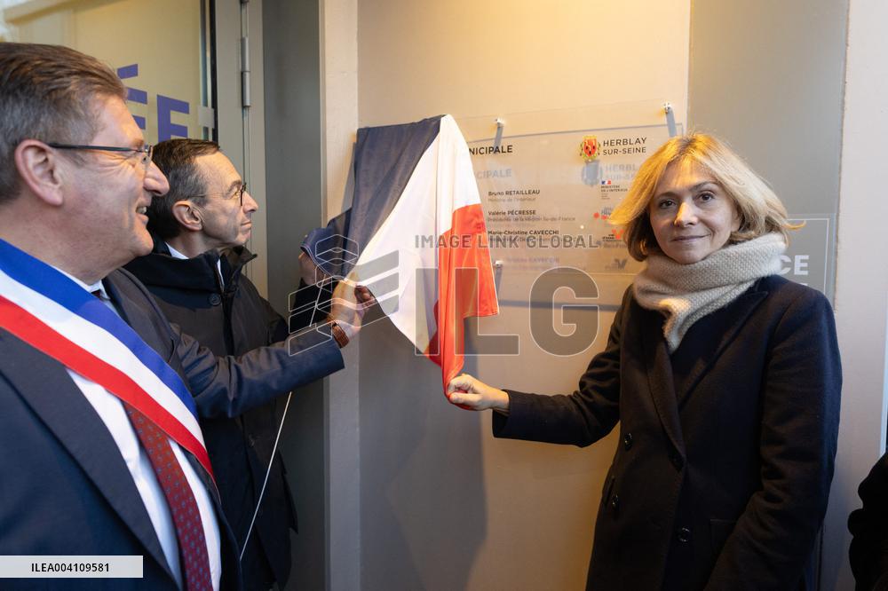 Inauguration of the Municipal Police Station - Herblay-sur-Seine RL