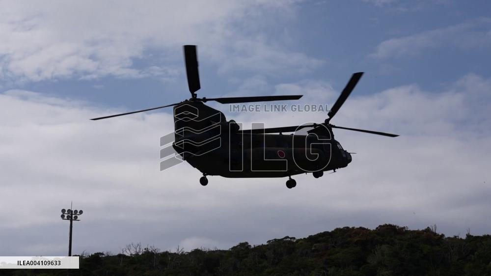 [Breaking News]GSDF-U.S. Marines joint drill on remote island