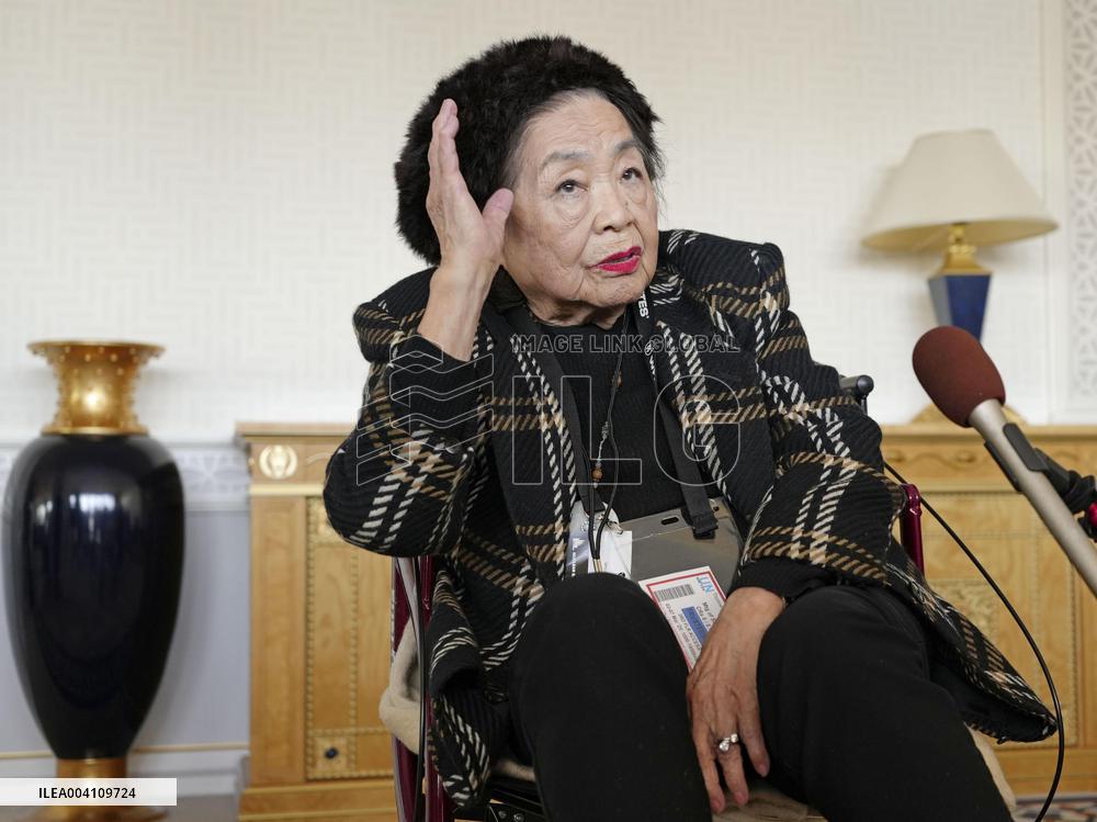 Atomic bomb survivor Setsuko Thurlow