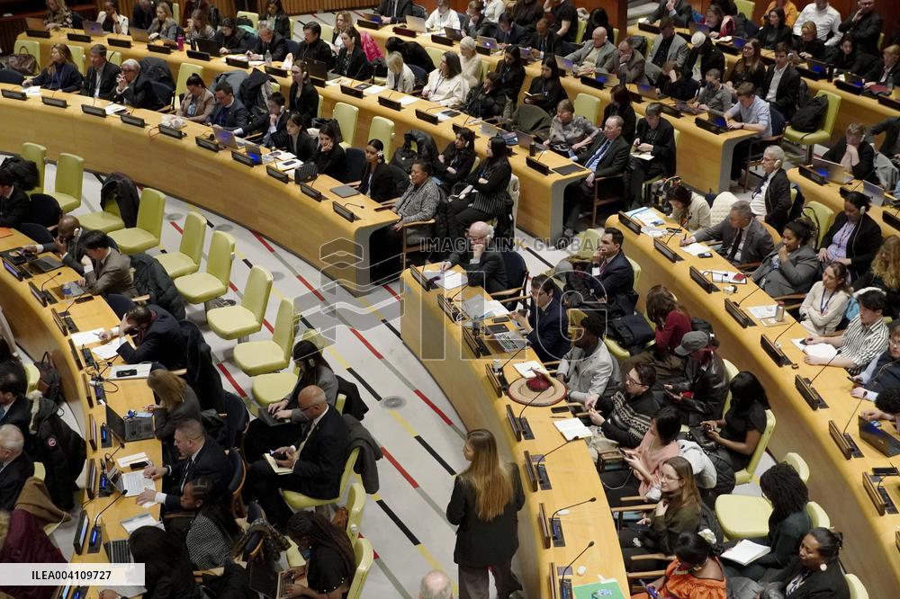 U.N. meeting on banning nuclear weapons