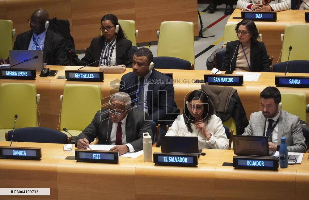 U.N. meeting on banning nuclear weapons