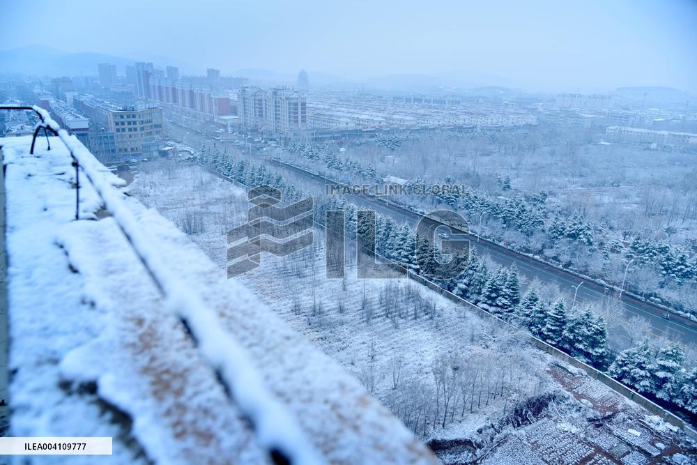 Heavy Snow Hit Zaozhuang