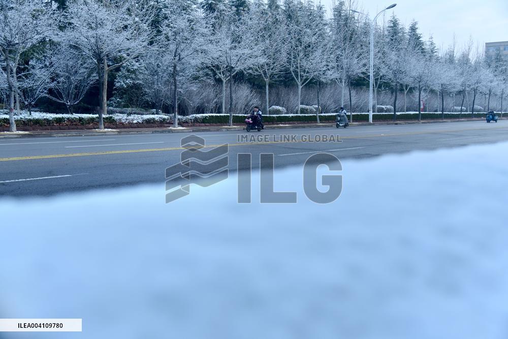 Heavy Snow Hit Zaozhuang