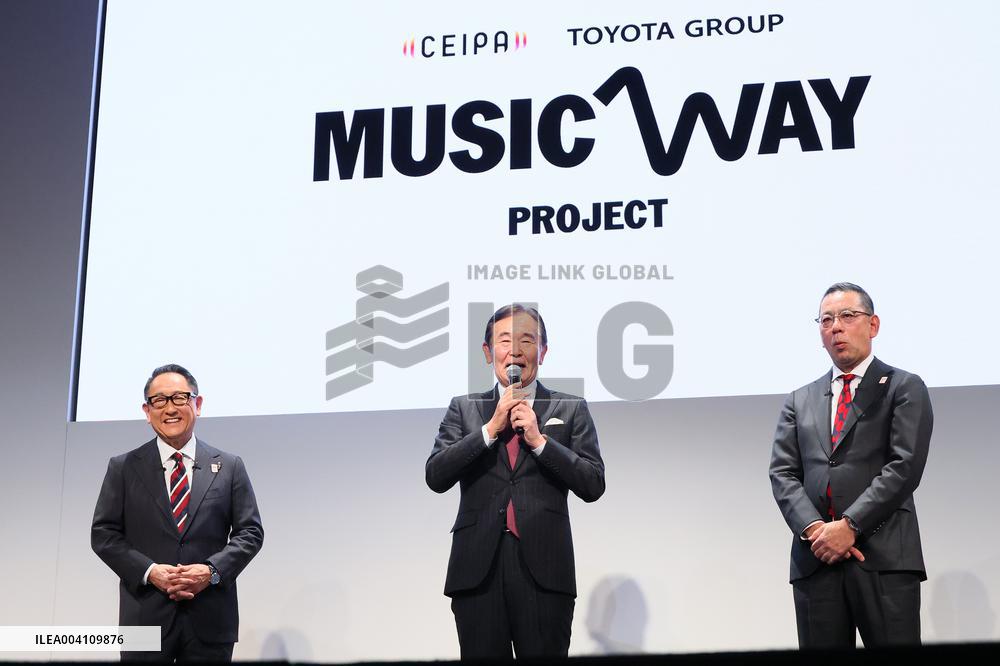 Project to support and promote the globalization and sustainable growth of the Japanese music industry Press Conference