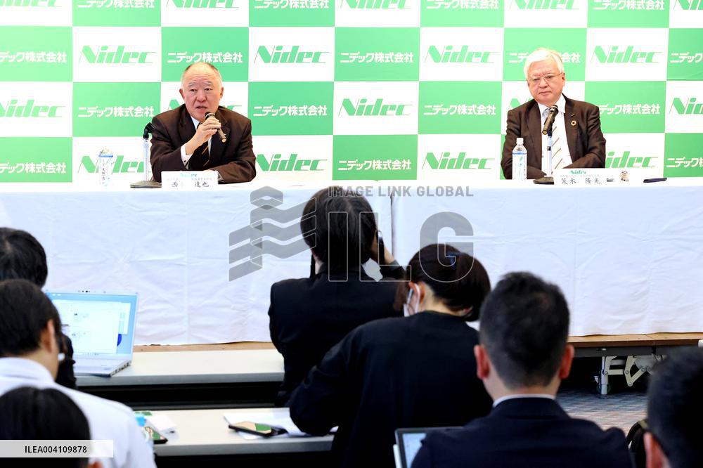Nidec Corporation press conference on TOB for Makino Milling Machine Co.