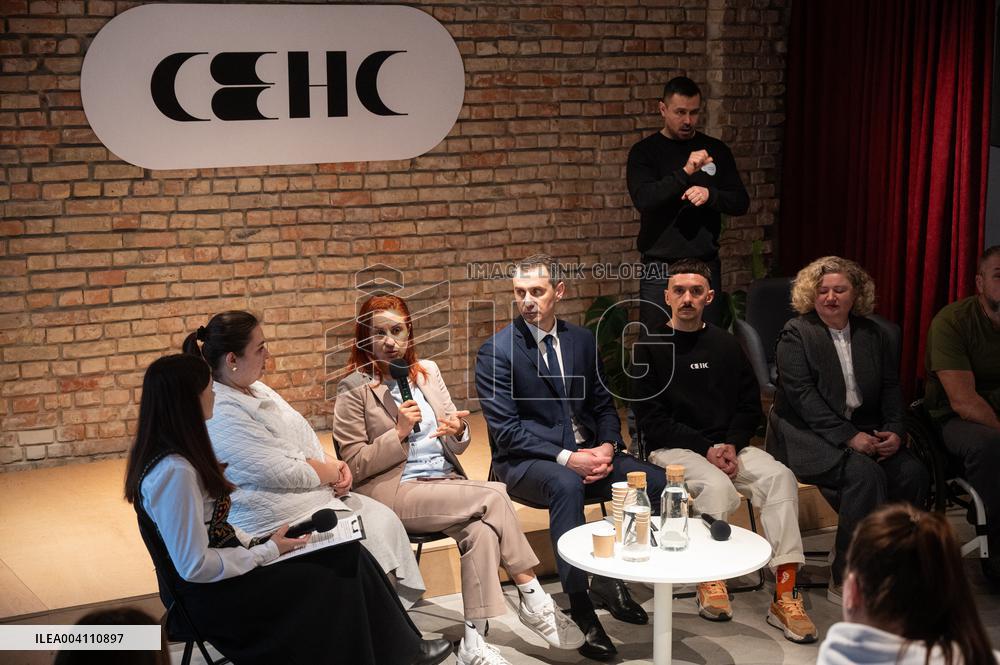 Veteran event on aural rehabilitation and hearing aids for military personnel in Kyiv