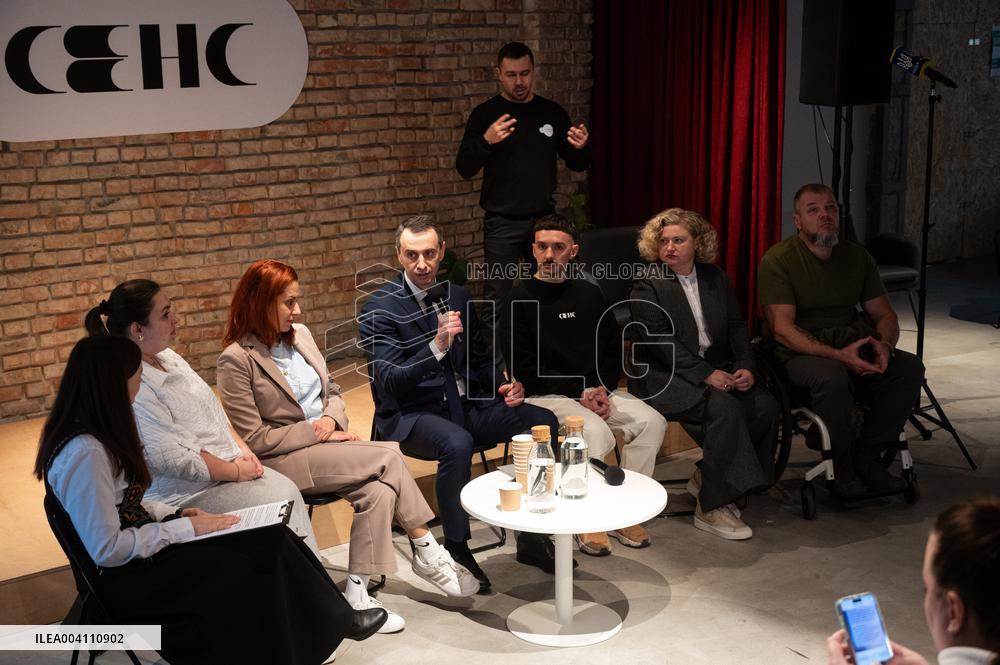 Veteran event on aural rehabilitation and hearing aids for military personnel in Kyiv