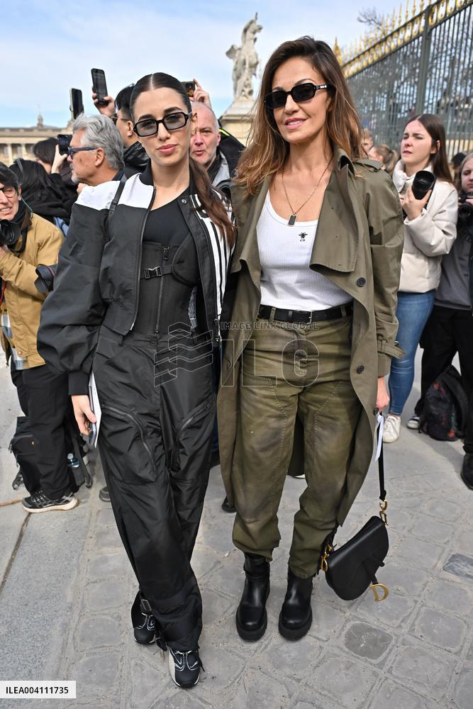 PFW Dior Outside Arrivals