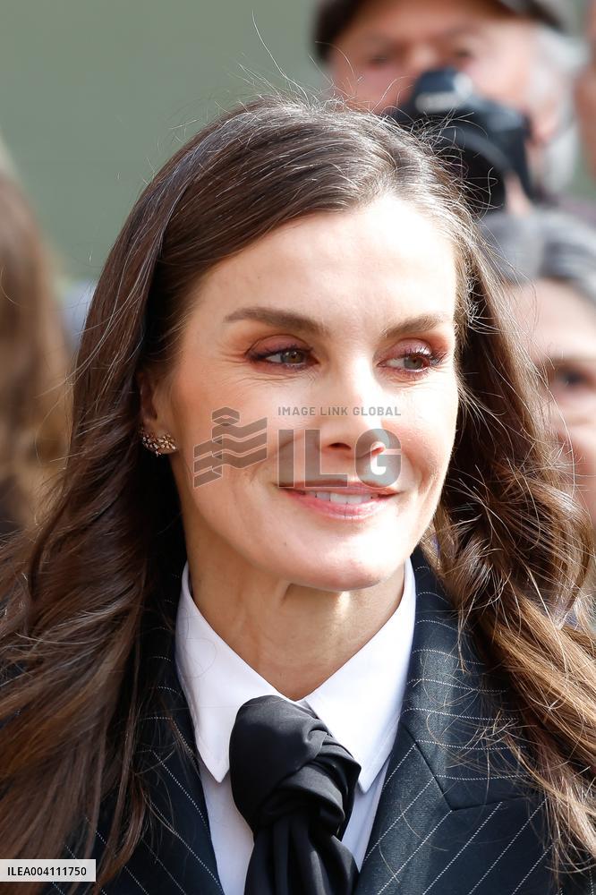 Queen Letizia At The World Rare Disease Day Event In Oviedo