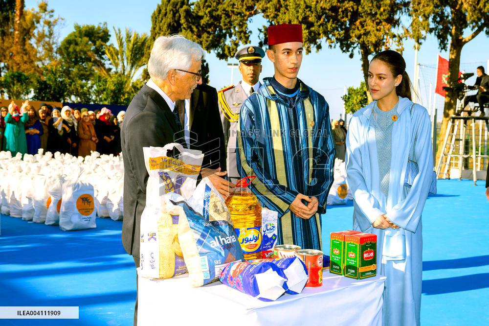 Crown Prince of Morocco and Sister Launch Charity Ramadan Operation - Rabat
