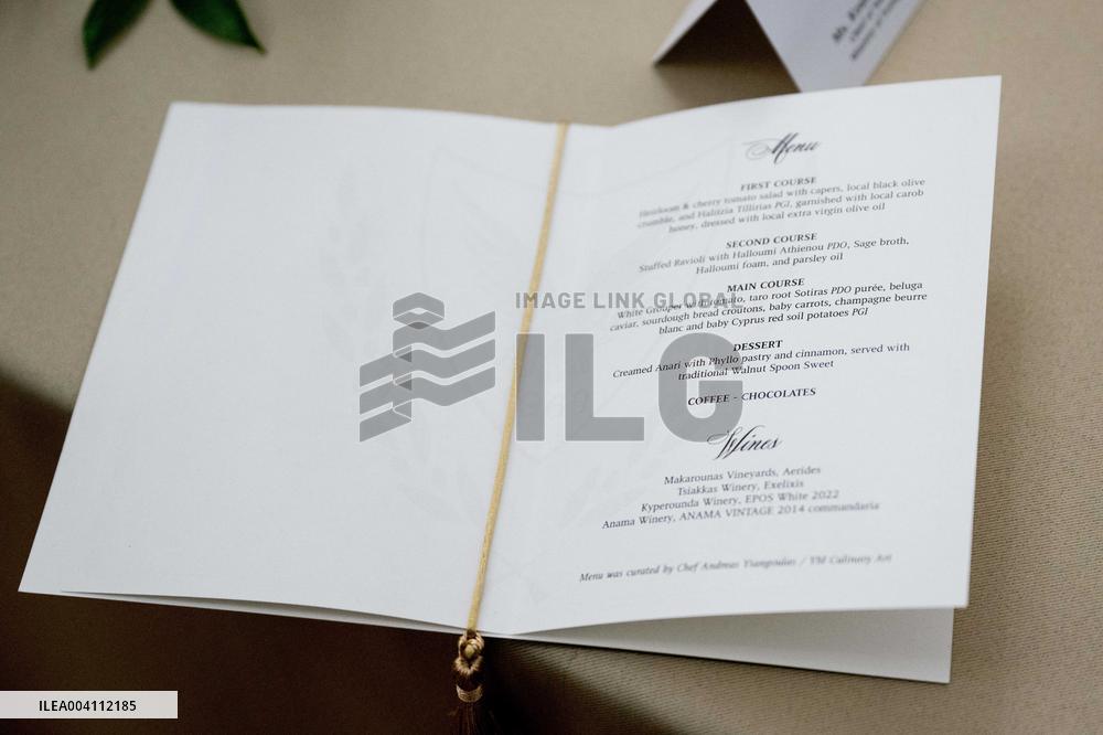 State Banquet for King Willem-Alexander and Queen Maxima - Nicosia