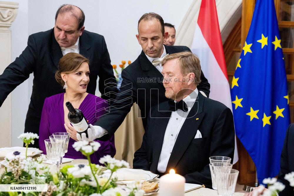 State Banquet for King Willem-Alexander and Queen Maxima - Nicosia