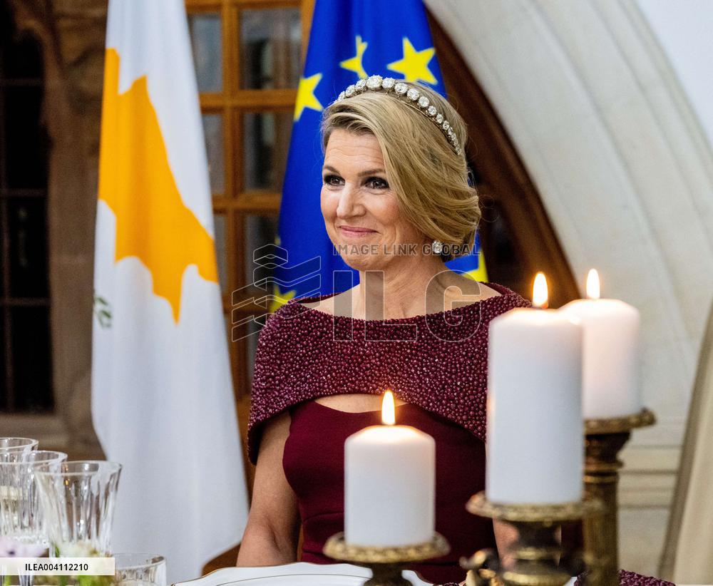 State Banquet for King Willem-Alexander and Queen Maxima - Nicosia