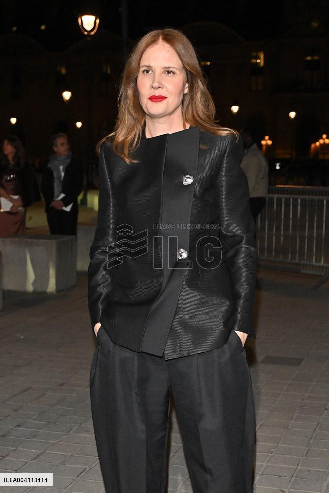 PFW Le Grand Diner De Louvre Outside Arrivals