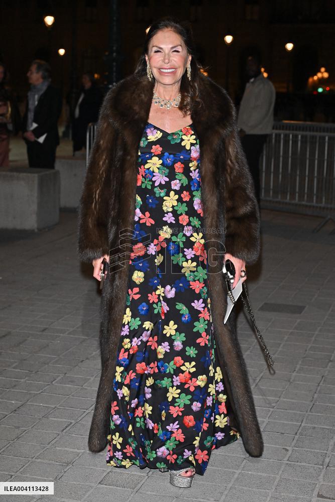 PFW Le Grand Diner De Louvre Outside Arrivals