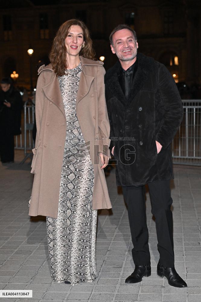 PFW Le Grand Diner De Louvre Outside Arrivals