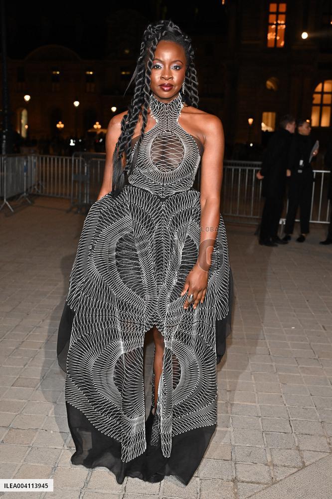 PFW Le Grand Diner De Louvre Outside Arrivals