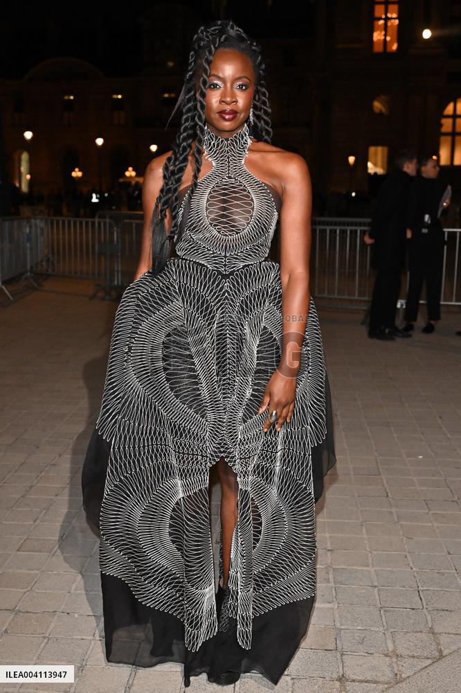 PFW Le Grand Diner De Louvre Outside Arrivals