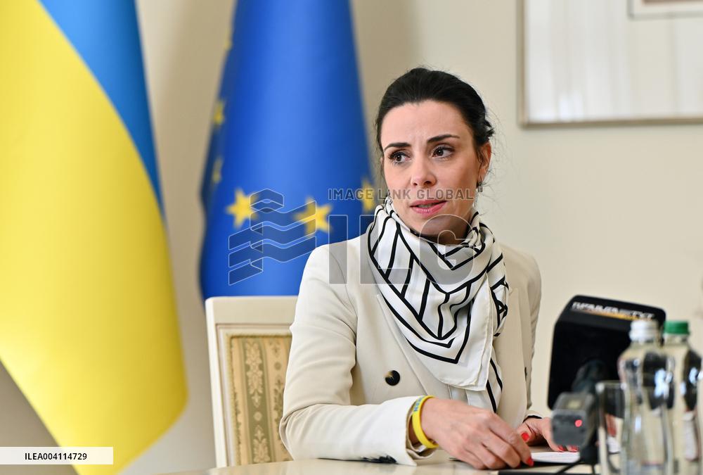 Joint press conference by Andrii Sybiha and Dominique Hasler in Lviv