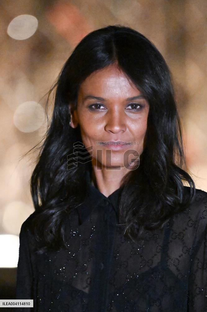 PFW Le Grand Diner du Louvre Arrivals Photocall