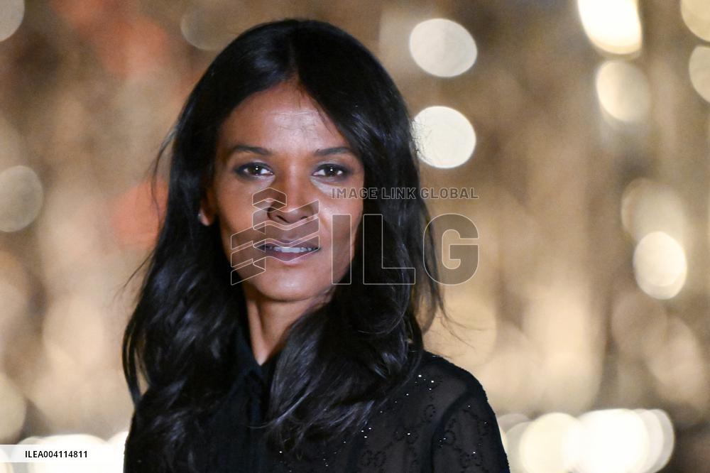 PFW Le Grand Diner du Louvre Arrivals Photocall