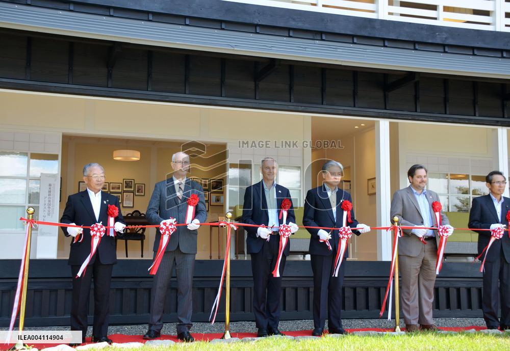 Ceremony to open British Embassy memorial park in Tochigi Pref.