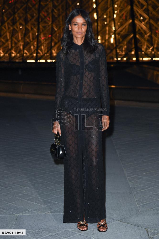PFW Le Grand Diner du Louvre Arrivals Photocall