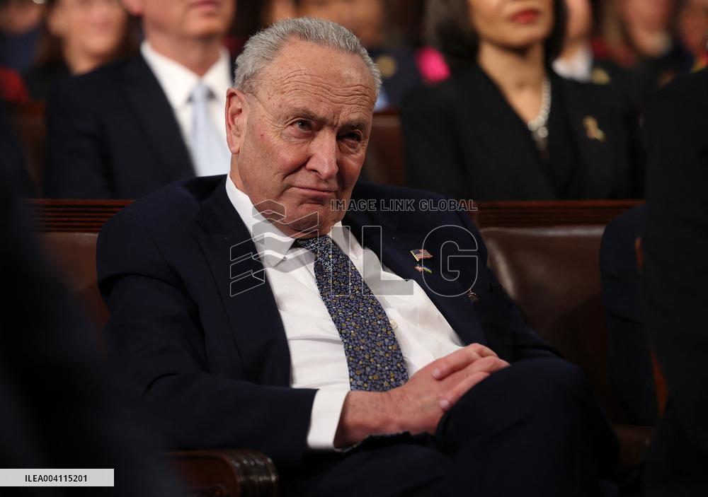 President Trump Delivers Addresses A Joint Session Of Congress - DC