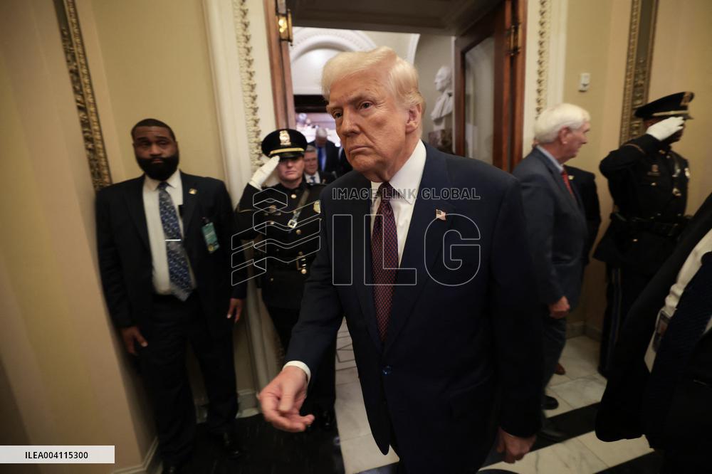 President Trump Delivers Addresses A Joint Session Of Congress - DC