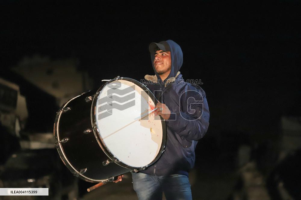 Palestinian Musaharati Keeps Ramadan Tradition Alive - Beit Lahia
