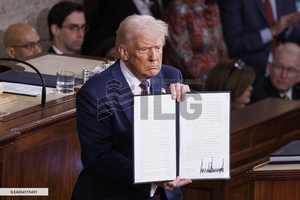 President Trump Gives Speech to Joint Session of Congress