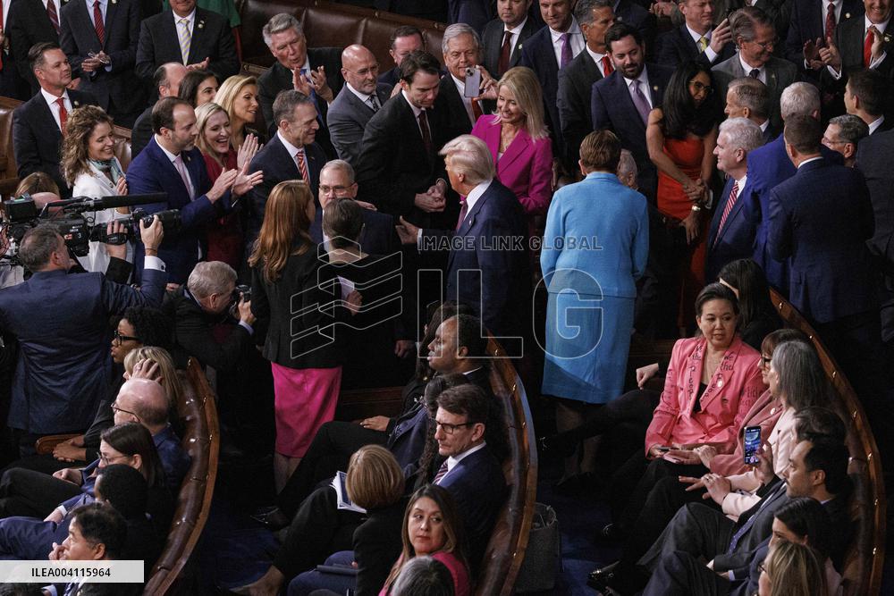 President Trump Gives Speech to Joint Session of Congress