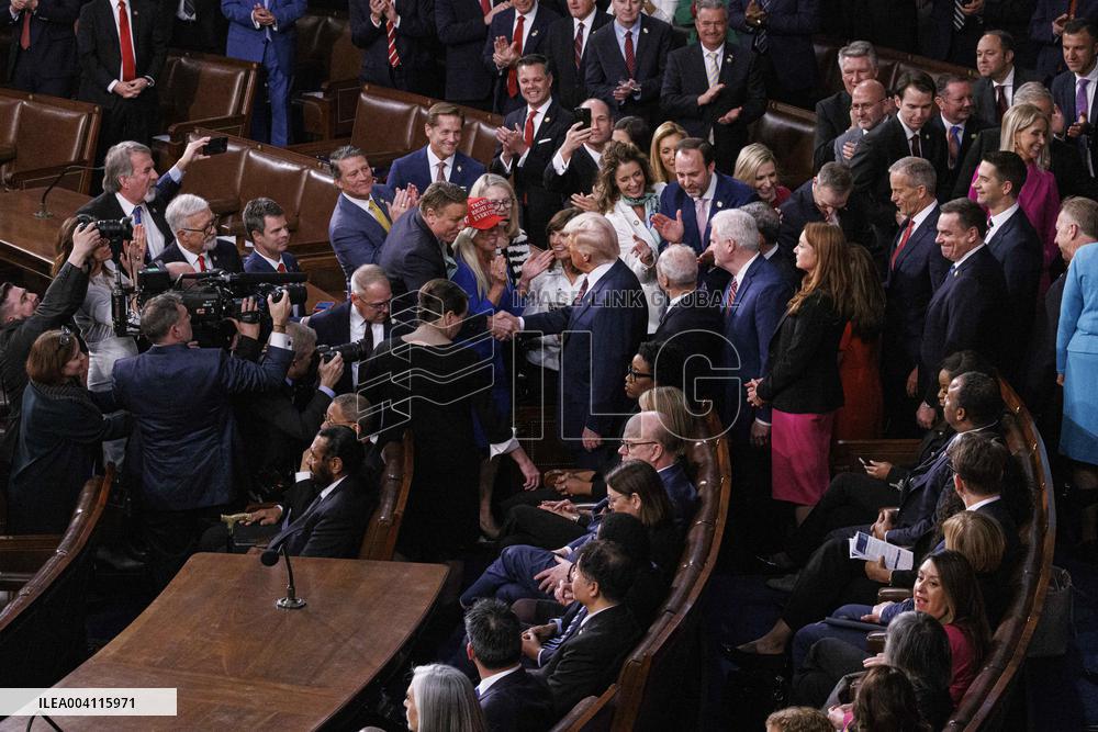 President Trump Gives Speech to Joint Session of Congress