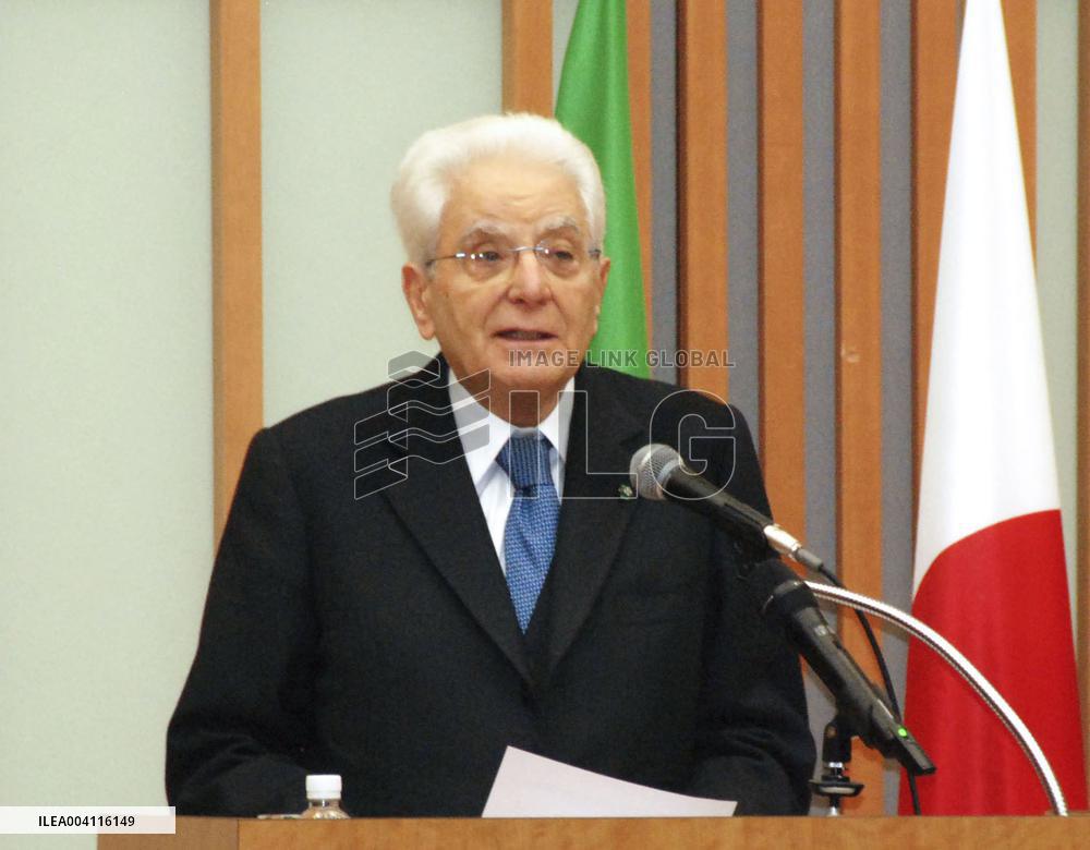 Italian president in Tokyo