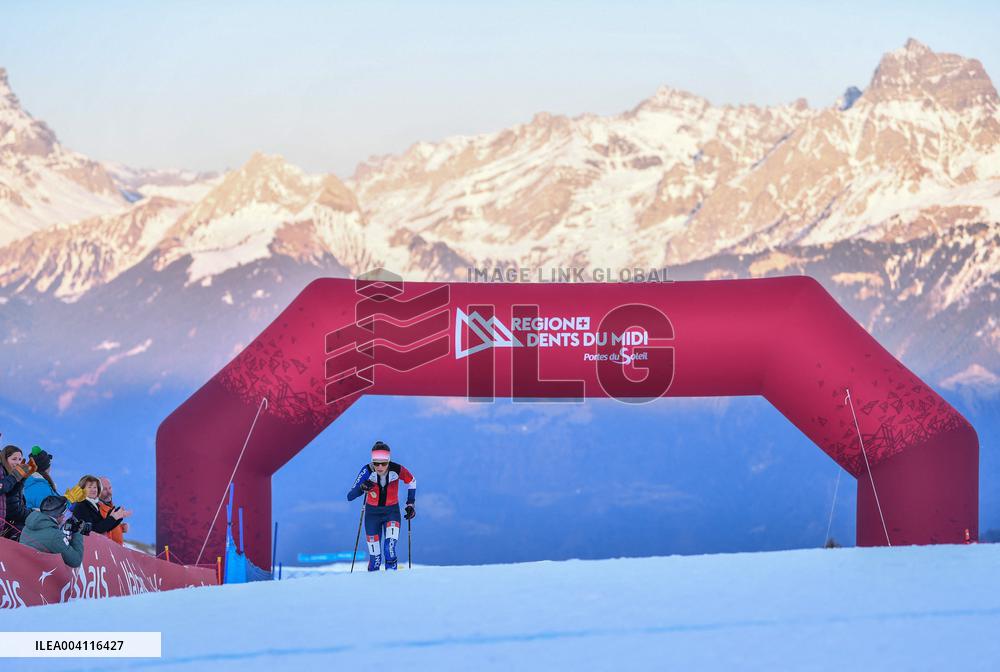 Womens Vertical Race at ISMF World Championships in Morgins - Switzerland